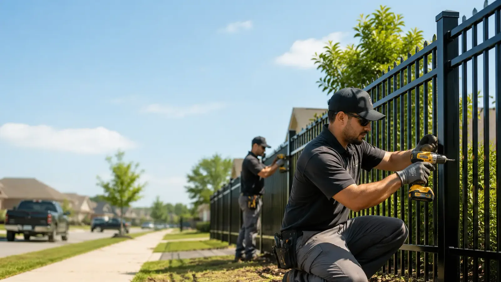 Metal Fence Installation in Morganville, NJ